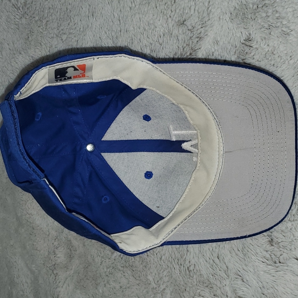 6-Panel OUTDOOR CAP Team MLB Ballcap-Royal Blue w/White Embroidered LA-EC-Sz S/M - Picture 8 of 12